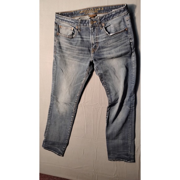 American Eagle Outfitters Other - American Eagle Outfitters Slim Straight Light Wash Denim Jeans Mens 31x32